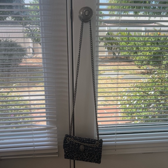 Kurt Geiger Mini Kensington Tweed Purse - Picture 5 of 12